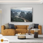 Fotodrobė "Mysterious mountains" Fotodrobės interjerui | Colorbee.lt